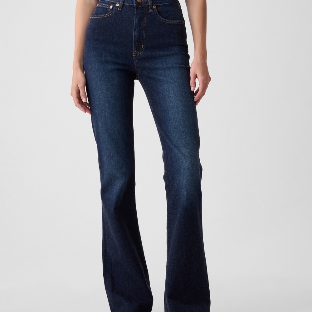 GAP 70’s Flare Wide Leg Blue Jeans - Picture 6 of 13